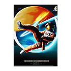 宇宙開発デザイン科の映画『スペースカンフー』 Clear File Folder