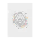 リトルスター・クローゼットの#laughing animal art Clear File Folder