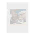 anagram12の見つめる子猫 Clear File Folder