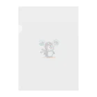 JUN-yの空を飛びたいペンギン Clear File Folder