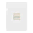 じゅんじゅんのチーズバーガー Clear File Folder