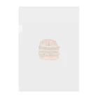 ひとやすみ　らいふのハンバーガーねこ Clear File Folder