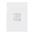 Yumexのスキーをするペンギンのペーくん Clear File Folder