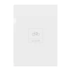 ミニマルくんの四角におさまるBicycle Clear File Folder