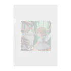yoiyononakaの図書室の番猫と妖精 Clear File Folder