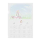 REDMOON_SAPPOROの赤ずきんちゃんカレンダー 2024 Clear File Folder