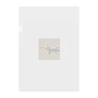 vermouth-4869のト影 Clear File Folder