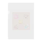 Sweet_moonLaboのSweet　cafe Clear File Folder