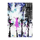 Moichi Designs Shop-2023のnew york dancer Clear File Folder