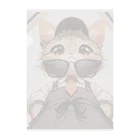 meow-sunniesのスマートニャンコ Clear File Folder