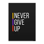 レモングラスのNEVER GIVE UP ネバーギブアップ クリアファイル