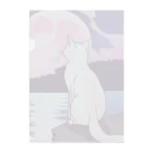 桜猫店-sakuraneko-の白猫さんと湖 Clear File Folder