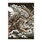 Moichi Designs Shop-2023の龍虎双舞 Clear File Folder