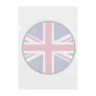 おもしろいTシャツ屋さんのイギリス England United Kingdom Great Britain クリアファイル