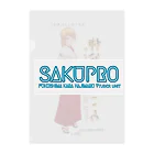 SAKUPRO_公式ストアのかきくけこころを大切に〜！ クリアファイル