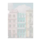 awawoのイタリアのカラフルな街並み Clear File Folder