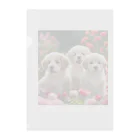 ぱむぱむのかわいい仔犬のグッズ Clear File Folder