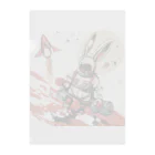 ロケットうさぎのロケットうさぎ　平和維持 Clear File Folder