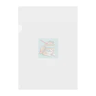 ベルギービールバー麦酒本舗公式グッズのラーメン猫 Clear File Folder