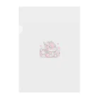 可愛らしいドラゴンのイラストグッズ店のかわいすぎるドラゴンマスコットキャラ Clear File Folder