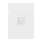 可愛らしいドラゴンのイラストグッズ店の超かわいい！マスコットキャラクターのドラゴン Clear File Folder