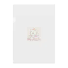 可愛らしいドラゴンのイラストグッズ店のかわいいドラゴンマスコットキャラクター Clear File Folder