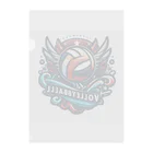 【volleyball online】のLINEスタンプ風 Clear File Folder