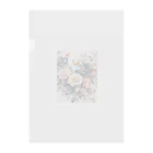 Lemon teaの花々・渋 Clear File Folder