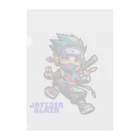 rsrsrsrsrの“Digital Ninja” ロゴ付き Clear File Folder