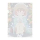 あーとイラスト工房の冬の装い Clear File Folder