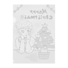 あーとイラスト工房のクリスマスのひと時 Clear File Folder