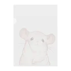 もふっとチンチラ🐭のおてあげチンチラ Clear File Folder