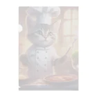 キャリーのcooking猫 Clear File Folder