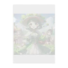 大地の宝物のほうれん草をモチーフにしたアニメキャラクター「スプリナ」 Clear File Folder