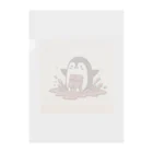 もぐふわアニマルズの甘い滑走 - チョコペンギン物語 Clear File Folder