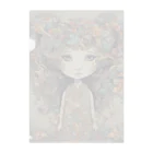 幸せのお手伝いの花の妖精 Clear File Folder