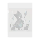 ファンタジー屋の猫と魔術師 クリアファイル