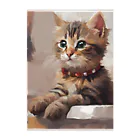 chonenの猫の絵画風イラストグッズ Clear File Folder