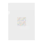 Happy　Rainbow　Flagのレインボーフラッグ Clear File Folder