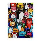 PAC (ポップアートキャット）のPAC (ポップアートキャット) Clear File Folder