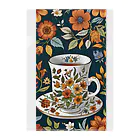 (っ◔◡◔)っ ♥ Le Petit Trésor ♥の花の詩カップ(The Flower Poetry Cup) Clear File Folder