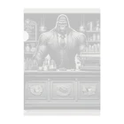 ゴリラショップのThe Mighty Gorilla Coffee Shop  Clear File Folder