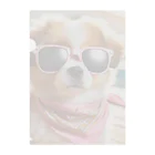 AQUAMETAVERSEのサングラスをかけた、かわいい犬 Marsa 106 Clear File Folder