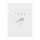 NIKORASU GOのトリマニア専用デザイン「BIRD」（Tシャツ・パーカー・グッズ・ETC） Clear File Folder