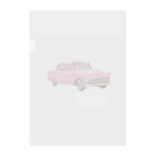 nako_in_koreaのRETRO PINK CAR Clear File Folder