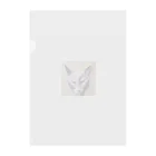 いろとりどりのどうぶつの折り紙犬グッズ1 Clear File Folder