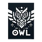 kotpopのOwl perched atop クリアファイル