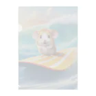 Choiceのサーフィンするハムスター Clear File Folder