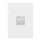 AQUAMETAVERSEの装飾扇　なでしこ1478 Clear File Folder