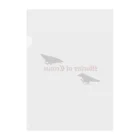 Yellow_SparrowのMurder of Crows Clear File Folder